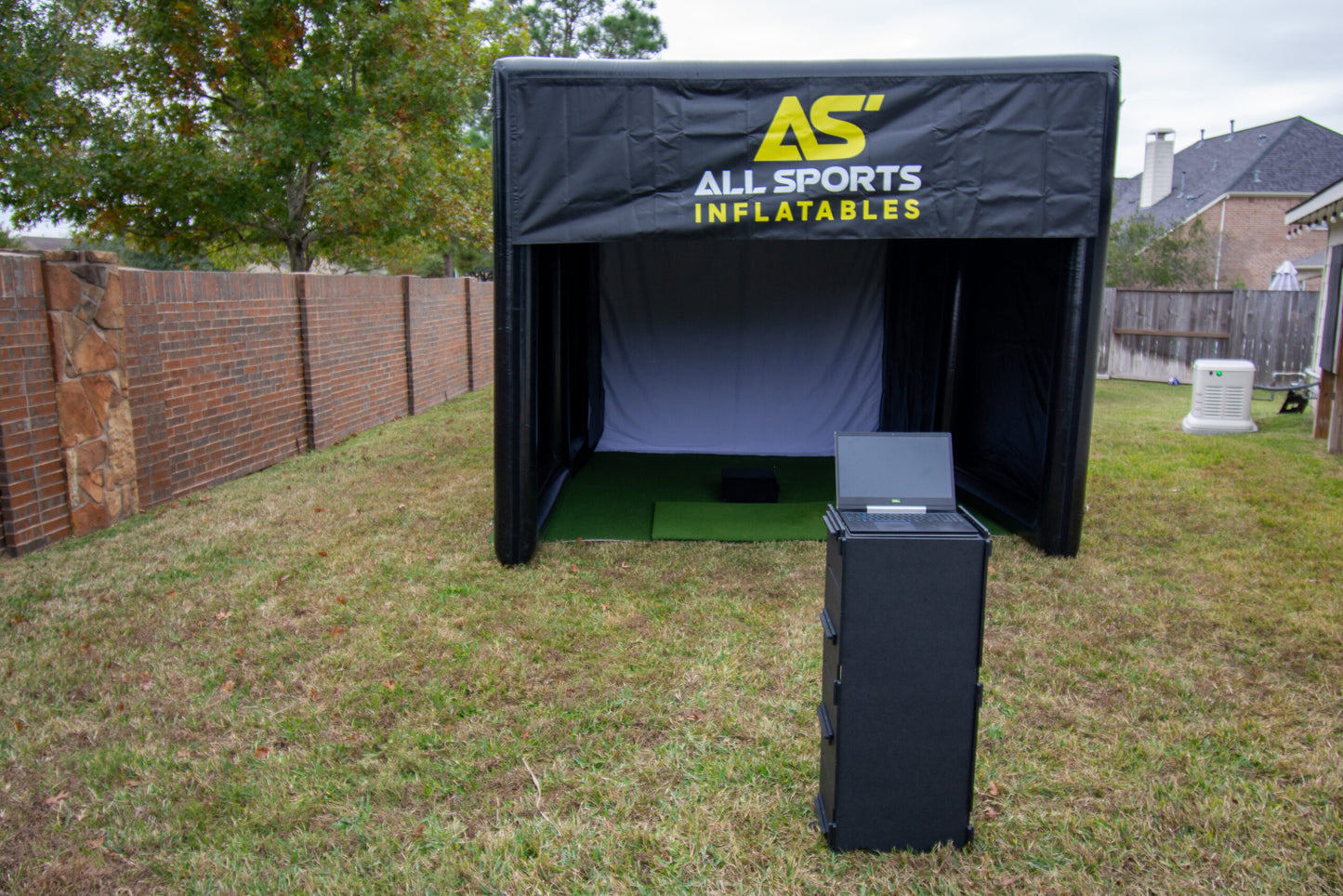 Laptop & Launch Monitor Cabinet