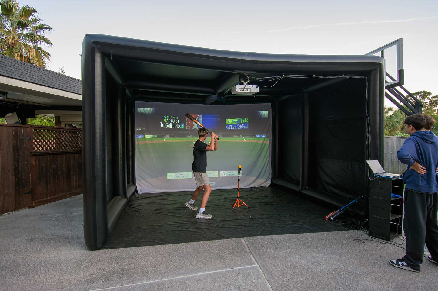 Inflatable MultiSport Simulator Enclosure