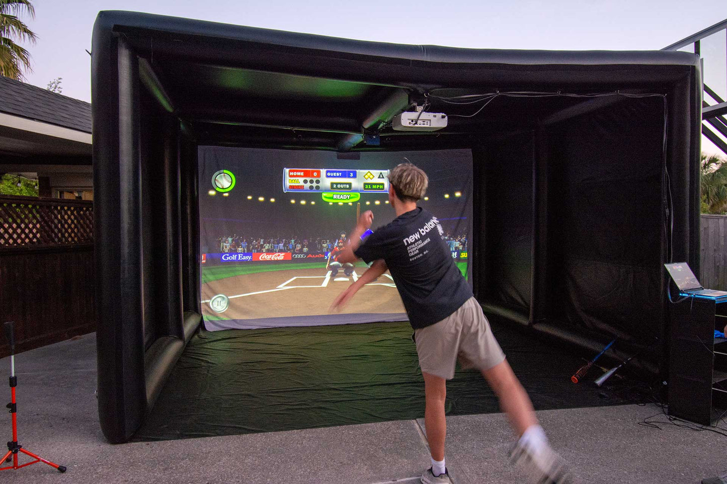 Inflatable MultiSport Simulator Enclosure