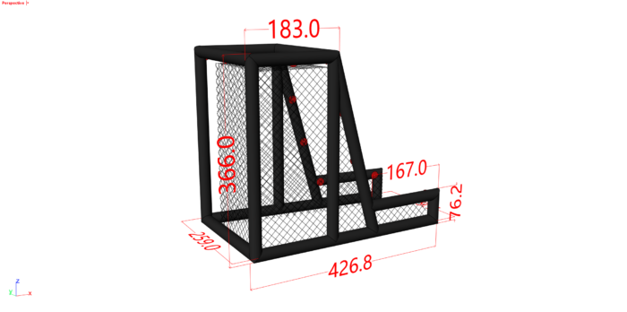 Custom Order - Brian Hedstrom - Golf Hitting Cage - Image 3
